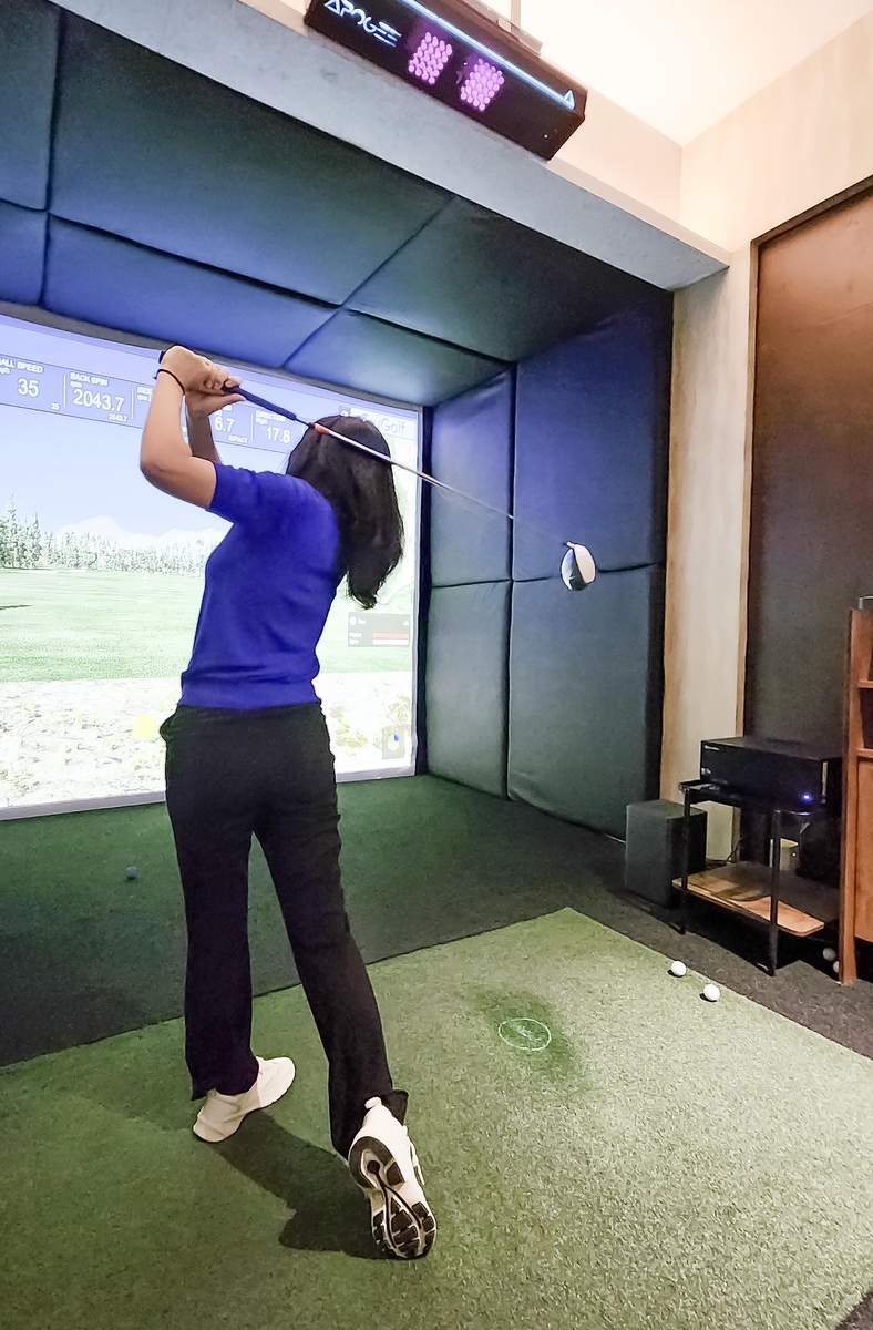 리조트 내에는 골프연습장 등 다양한 시설이 자리잡고 있다 [사진/성연재 기자]