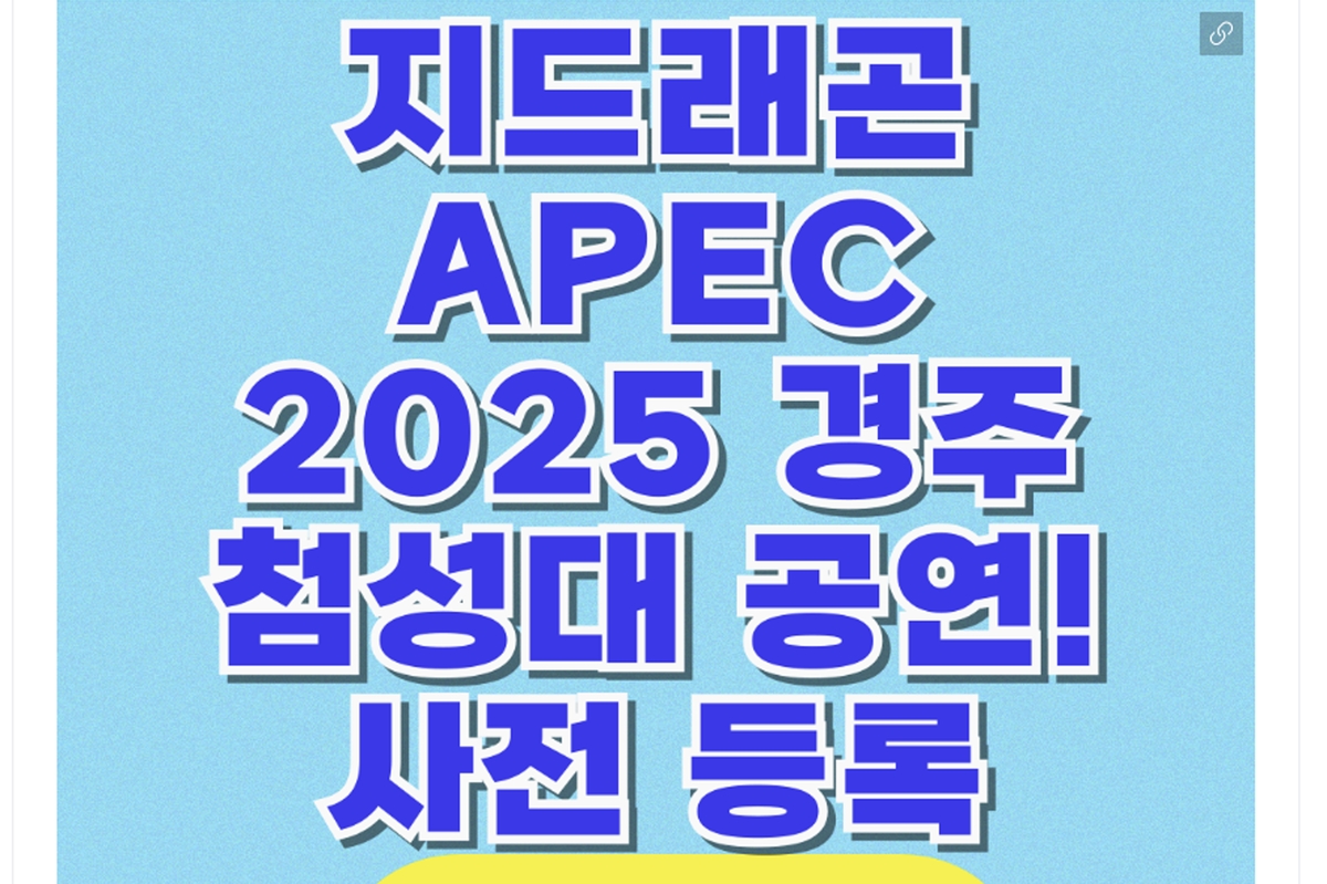 지드래곤 첨성대서 APEC 축하 공연 알고 보니 가짜뉴스