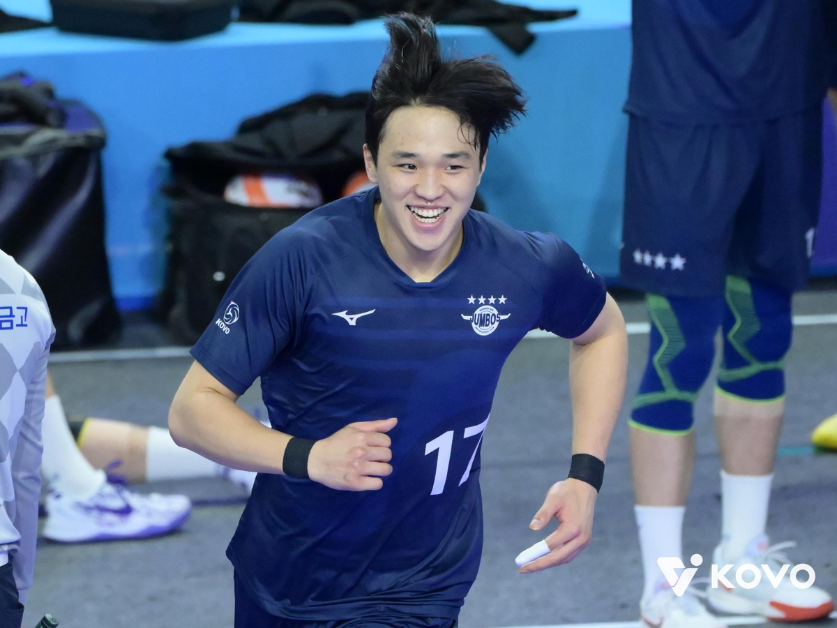 V리그 복귀전 앞둔 대한항공의 임동혁