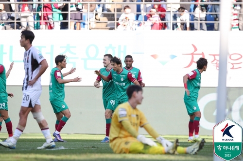 K리그1 대전, 서울에 3-1 승리…신바람 4연승으로 '2위 점프'(종합)