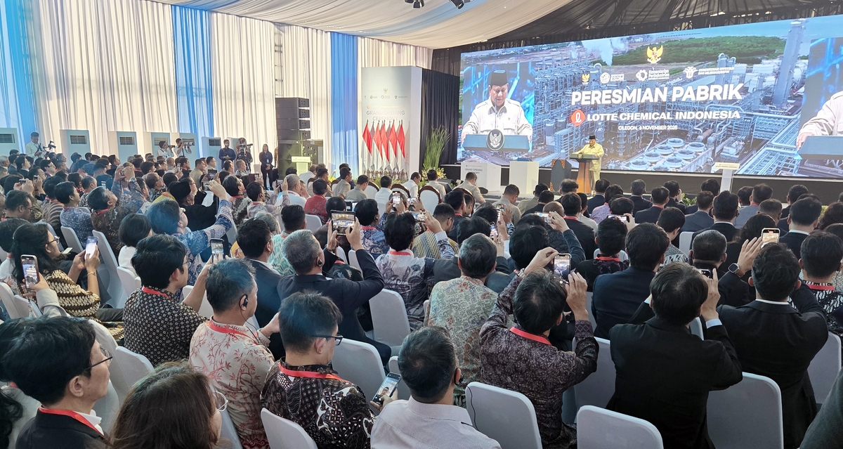 축사하는 프라보워 인도네시아 대통령