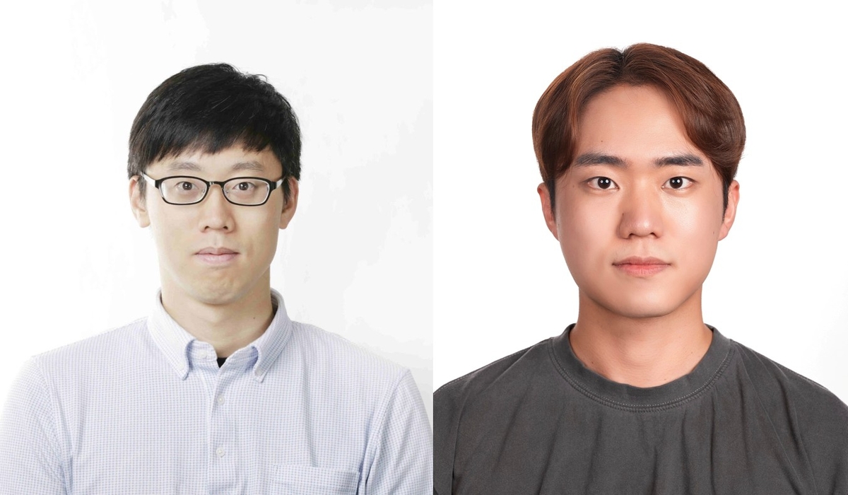 UNIST 최규동(왼쪽) 교수와 심영진 연구원 ⓒ UNIST 제공