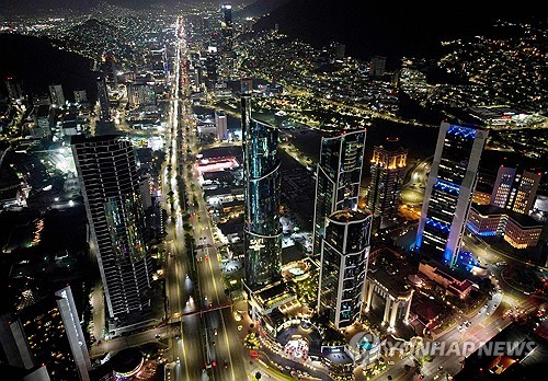 멕시코 몬테레이 수도권 산페드로가르사가르시아 전경