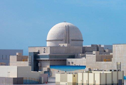 La foto de archivo, proporcionada por la KEPCO, muestra un reactor nuclear en Baraka, en los EAU. (Prohibida su reventa y archivo)