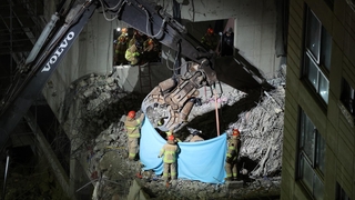아파트 붕괴 사흘만에 실종자 1명 구조…사망 확인