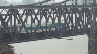 Le train nord-coréen à Dandong est reparti pour Sinuiju