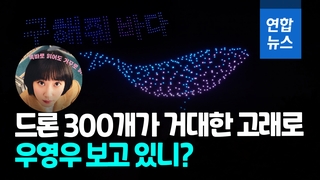 [영상] '우영우' 떠난 날, 서울 밤하늘에 뜬 고래가 뜬 이유?