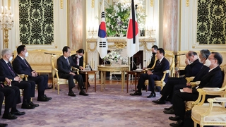 韓国首相が岸田氏と会談　徴用問題巡り意思疎通加速で一致（９月２８日）