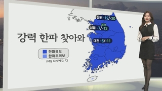 [생활날씨] 내일 서울 체감추위 -13'C…서해안 최고 7cm 눈