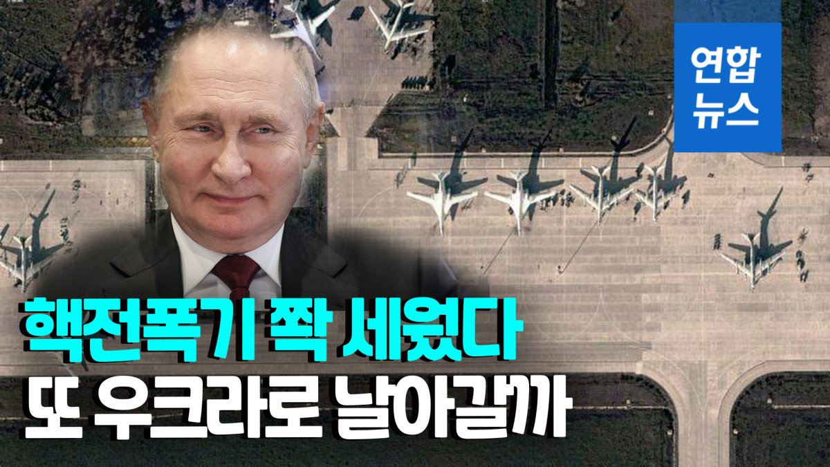 [영상] 러 Tu-95/160 폭격기 활주로에 빼곡…위성사진엔 '이것'도