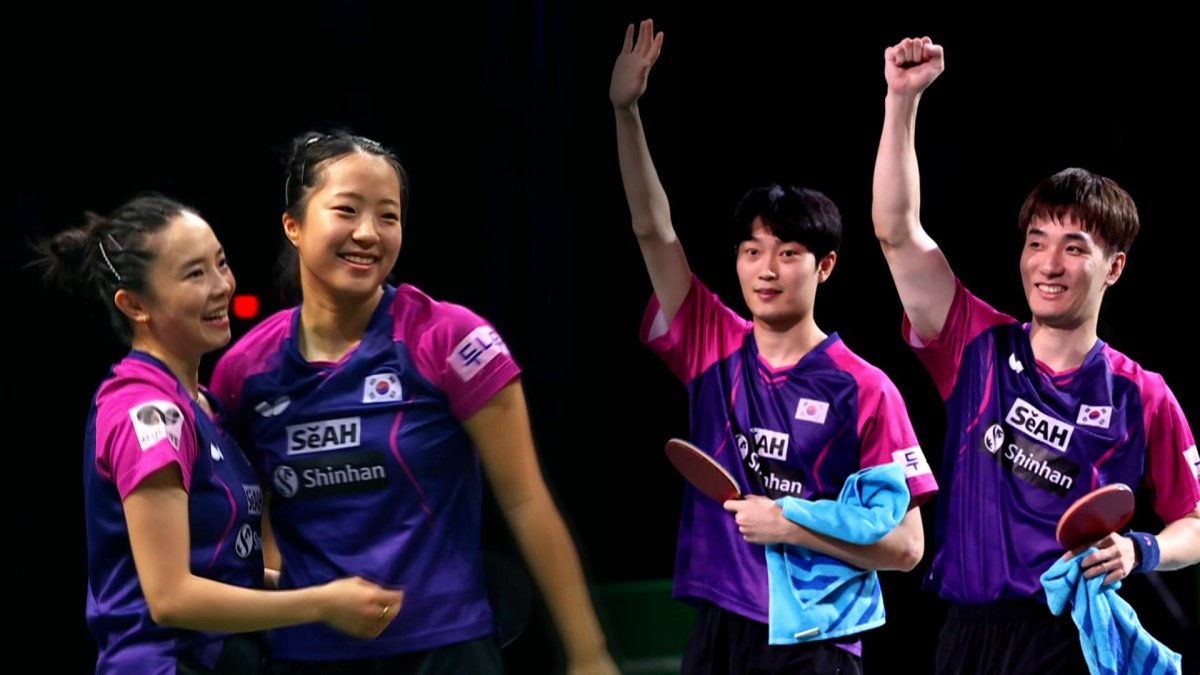 한국 탁구 세계선수권 20년 만의 최고 성적…AG 청신호