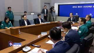 韓国首相「必要なら強制退避措置の検討を」　台風６号上陸で（８月１０日）