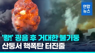 [영상] "시뻘건 불기둥 수백m 치솟아"…중국 화학공장서 대형 폭발사고