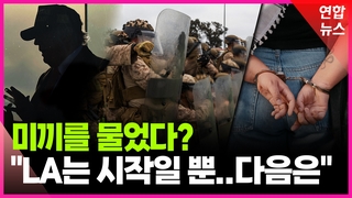 [영상] "미끼를 물지 말라"…트럼프가 유독 LA를 때린 이유