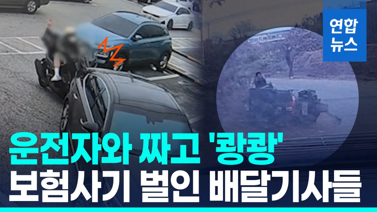 [영상] 사고차량 운전자와 한패…보험사기 배달 기사 11명 검거