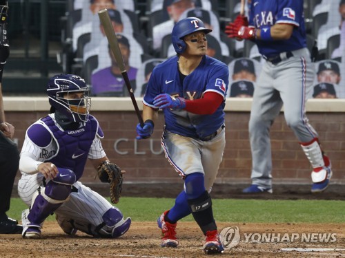 With wife bit by the injury bug, Rangers' Shin-Soo Choo says he's
