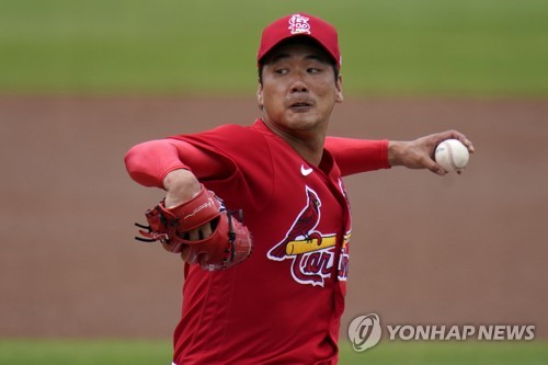김광현, 9일 마이애미 상대로 MLB 시범경기 두 번째 등판