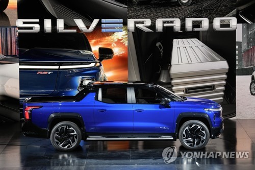 5일 CES에서 공개된 쉐보레 실버라도 EV