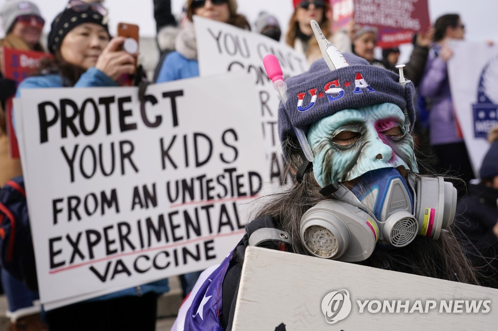 Virus Outbreak Vaccine Protest