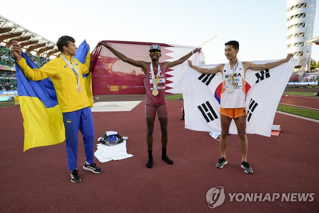 유진 세계선수권 남자 높이뛰기 메달리스트