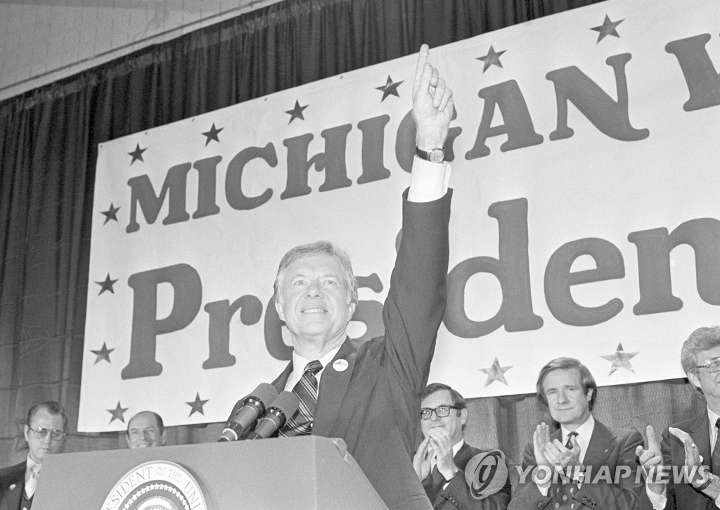 1980년 지미 카터 전 대통령 모습 