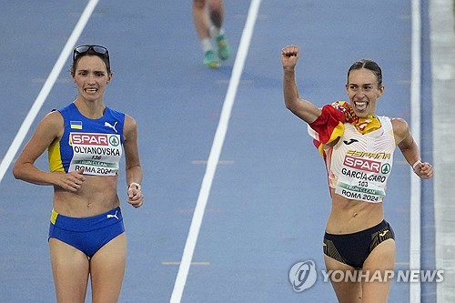 '너무 이른 세리머니' 유럽선수권 경보서 메달 놓친 스페인 선수