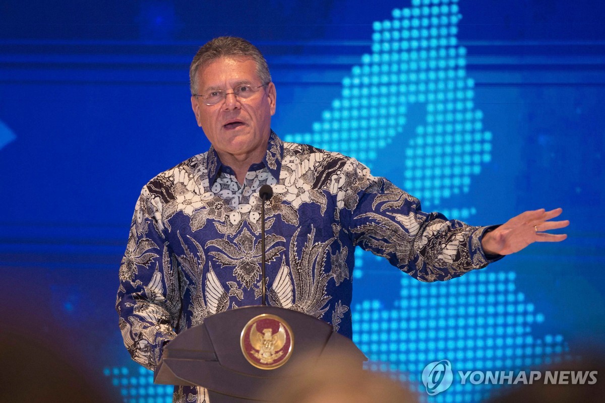 셰프초비치 EU 무역·경제안보 집행위원
