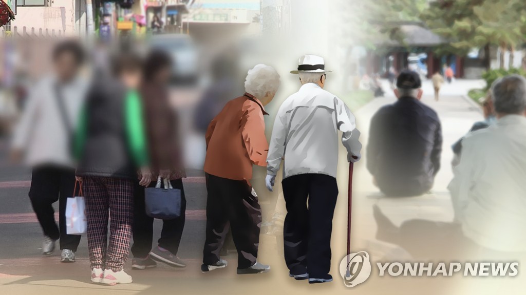 ２０４０年には韓国の総人口の３人に１人が６５歳以上となる見通しだ＝（聯合ニュースＴＶ）