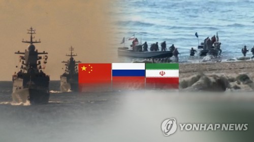 2019년 중국·러·이란의 해군합동훈련(CG)