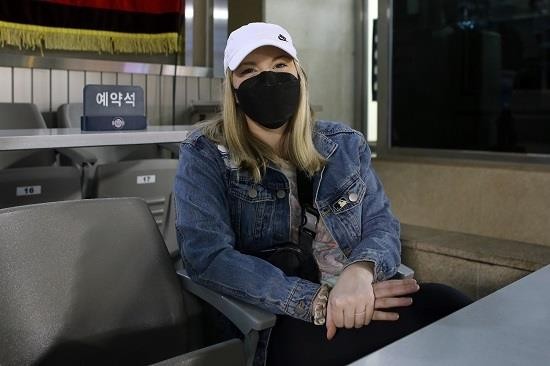 두산 베어스 로버트 스탁의 아내 사라 스탁