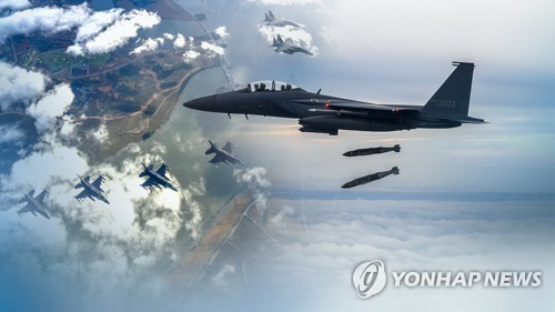 北朝鮮の戦闘機など１２機が編隊飛行　示威行動か＝韓国軍機３０機出動