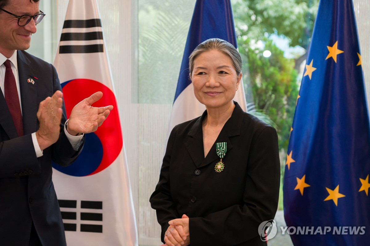 유인촌, 佛 문화예술공로훈장 김수자에 축전…"한국미술의…
