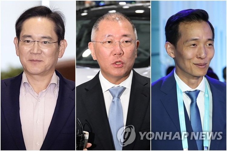재계 총수 방미 현장