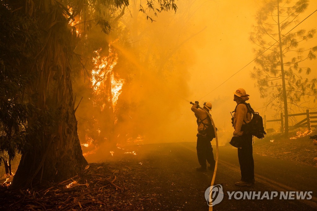 미국 캘리포티아 산불[AFP=연합뉴스]