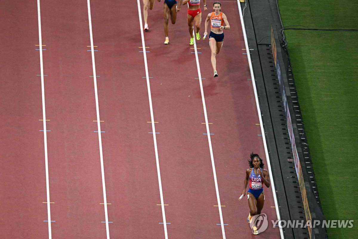 미국, 도쿄 세계선수권 혼성 1,600ｍ 우승