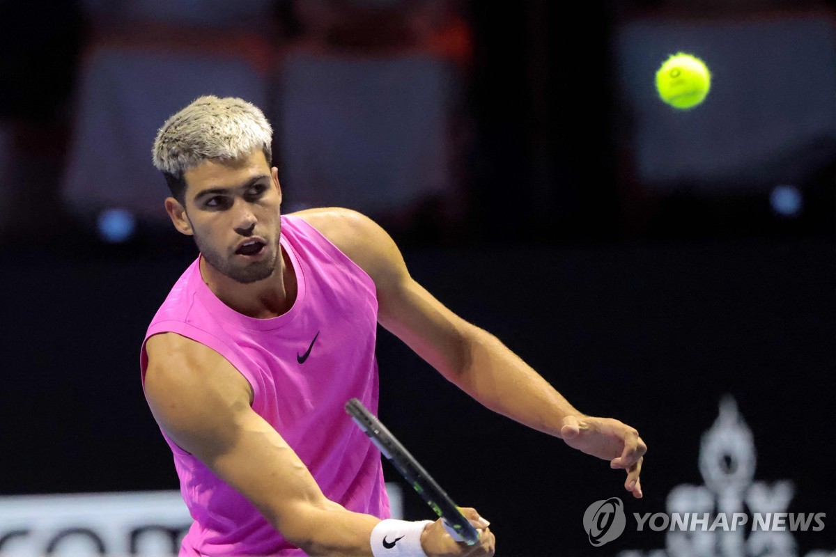 알카라스 vs 신네르 '85억원'짜리 사우디 식스 킹스 슬램 결승서 격돌