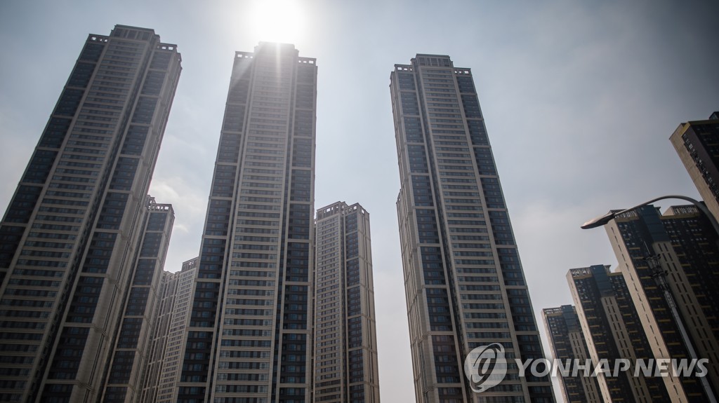 중국 우한의 한 아파트 단지