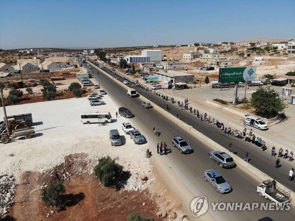 시리아 서북부 국경 '바브 알하와' 통로