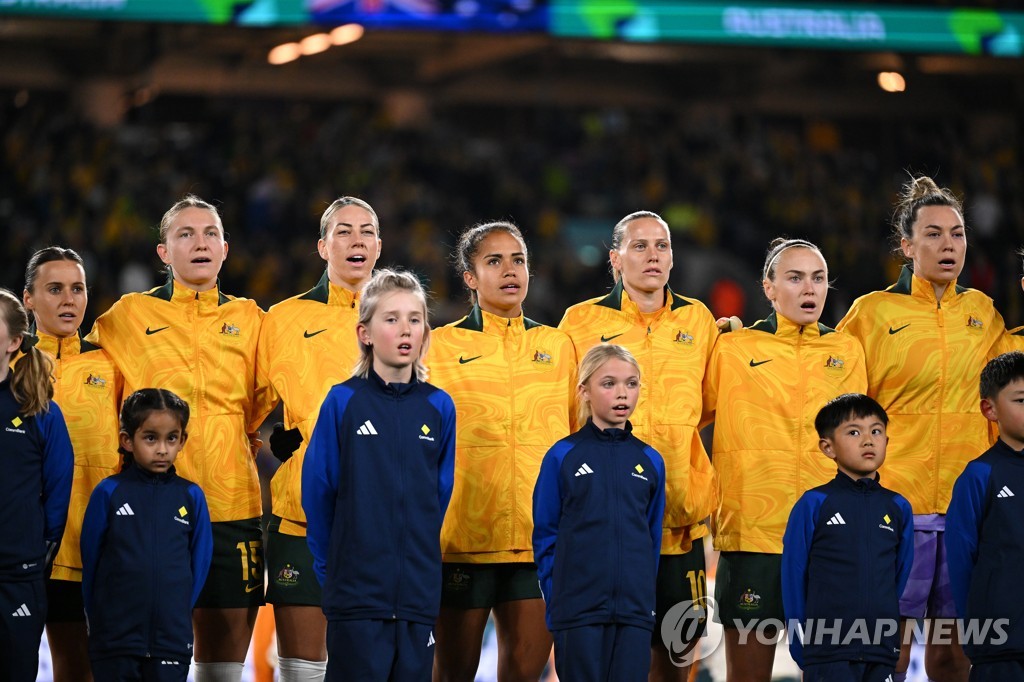 호주 여자축구대표팀 선수들