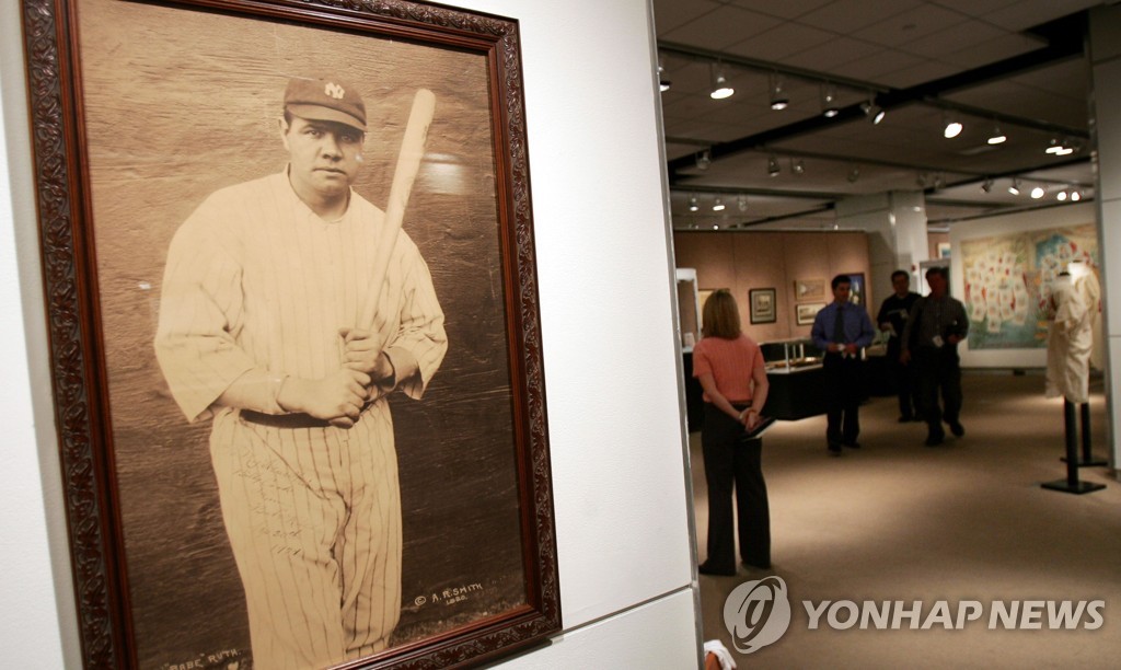 베이브 루스의 생전 모습