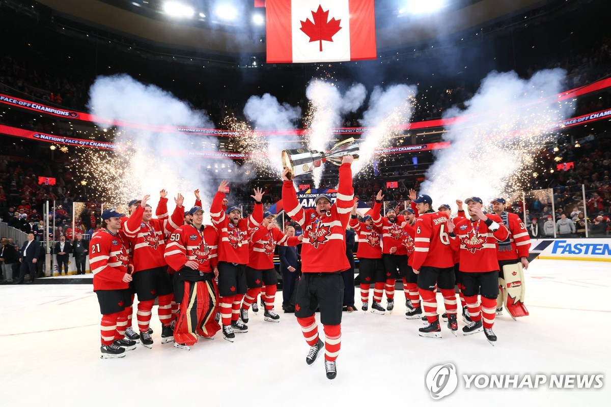 올해 2월 4개국 친선 대회에서 우승한 캐나다
