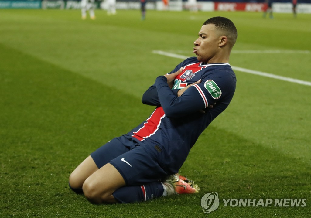 PSG’Mbabape Multi-Goal ‘, 릴에서 3-0 승리 … 프랑스 컵 준준결승