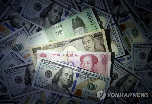 한국·일본·중국·미국의 지폐
