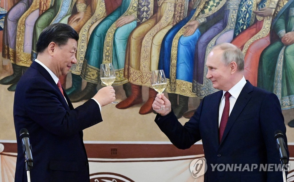 푸틴 대통령과 시진핑 국가주석 [로이터=연합뉴스 자료사진]
