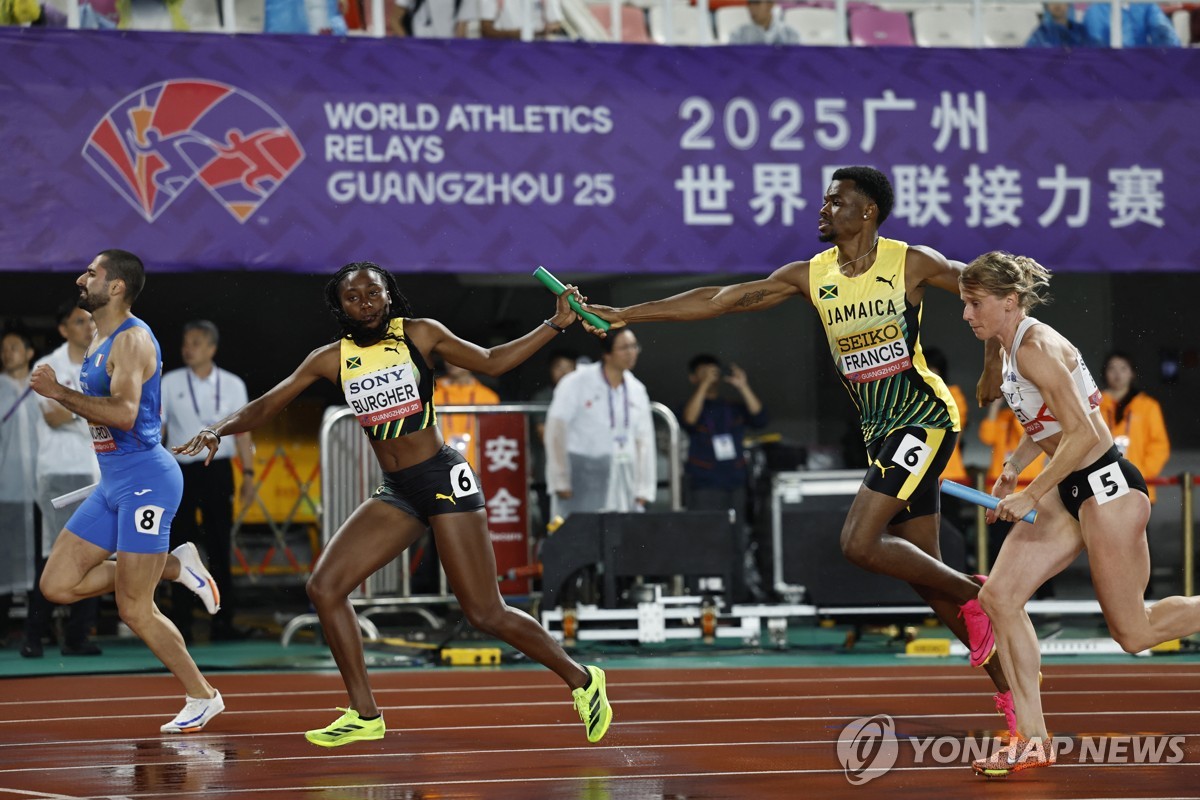 육상 혼성 1,600ｍ 계주