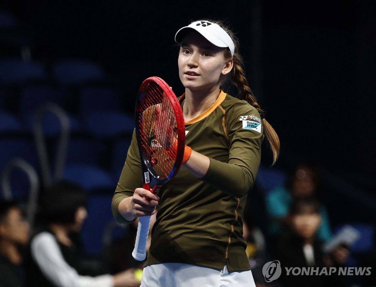 리바키나, 여자프로테니스 시즌 최종전 파이널스 진출 확정