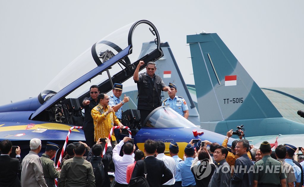 한국-인도네시아 T-50 초음속 항공기 인도인수식