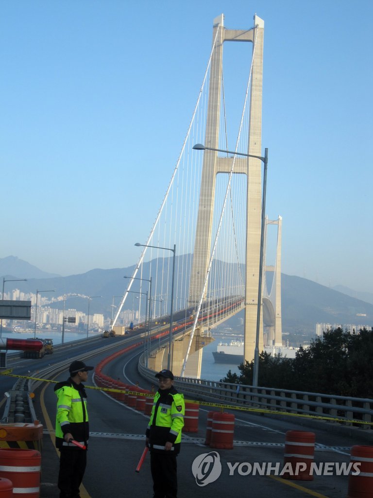 전남도, 이순신대교 통행 기준 강화 | 연합뉴스