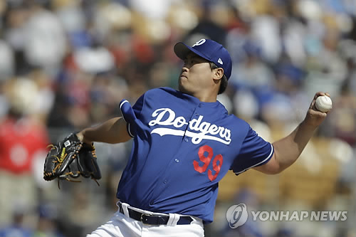 커쇼 빠진 MLB 다저스 선발진, 시범경기서 1이닝씩 무실점 순항