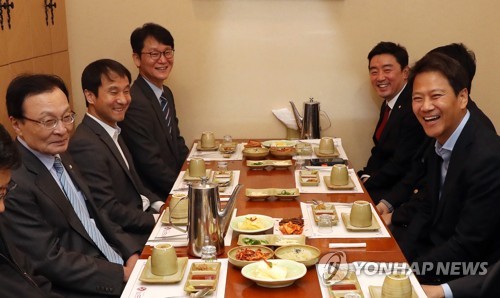 이해찬 "당 인재풀 커졌다"…임종석 "당에 헌신하겠다"